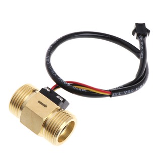 kiss*Flow Sensor G3/4" DN20 Copper Hall Effect Liquid Water Flow Switch Sensor Meter