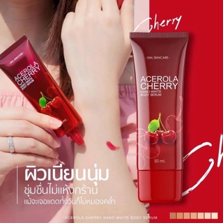 เซรั่มเชอร์รี่ เซรั่มเปิดผิวขาว
ACEROLA CHERRY NANO WHITE BODY SERUM ปริมาณสุทธิ 50 มล.