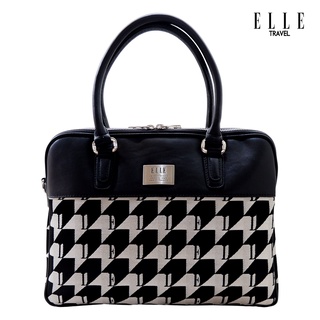 Elle Travel Dido Collection, Horizontal 11" Womans Computer Document Bag, Business Bag, Houndstooth Jacquard #82339