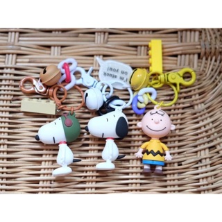 พวงกุญแจ Snoopy Peanuts พร้อมกระพรวน (แจ้งลายทางแชท)