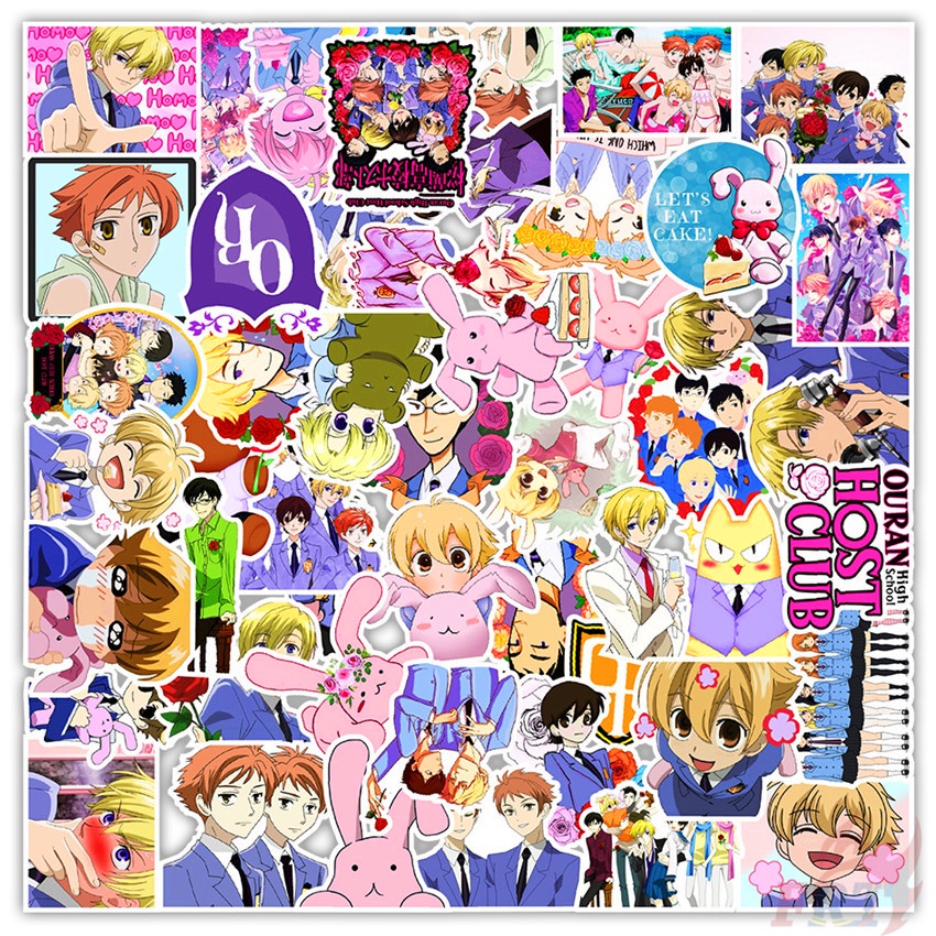 ❉ Ouran High School Host Club Series 04 - Anime Cartoon Fujioka Haruhi สติ๊กเกอร์ ❉ 50Pcs/Set DIY Fashion Mixed Doodle Decals สติ๊กเกอร์