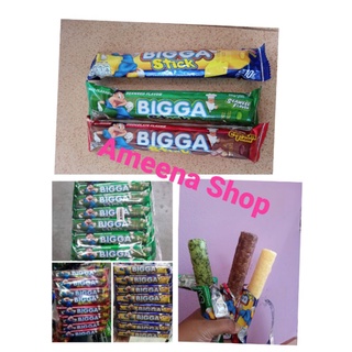 บิ้กก้าสติ้ก bigga stick ขนมข้าวโพดอบกรอบแพคละ85บาท