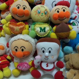 Anpan Anpanman อันปัง อันปังแมน โชคุปัง เมล่อนปังน่า ตุ๊กตามือสองญี่ปุ่น