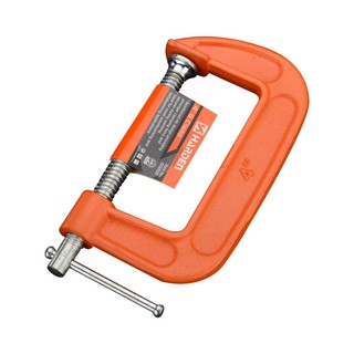 ปากกาจับงาน ตัวซี HARDEN 4 นิ้ว สีส้ม C-CLAMP HARDEN 4 INCHES ORANGE