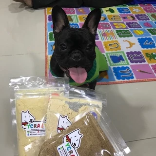ปลาป่น ผงโรยอาหารหมา แมว แก้เบื่อ YCrazy ไม่เค็ม ใช้โรยอาหารเม็ดแก้เบื่อ