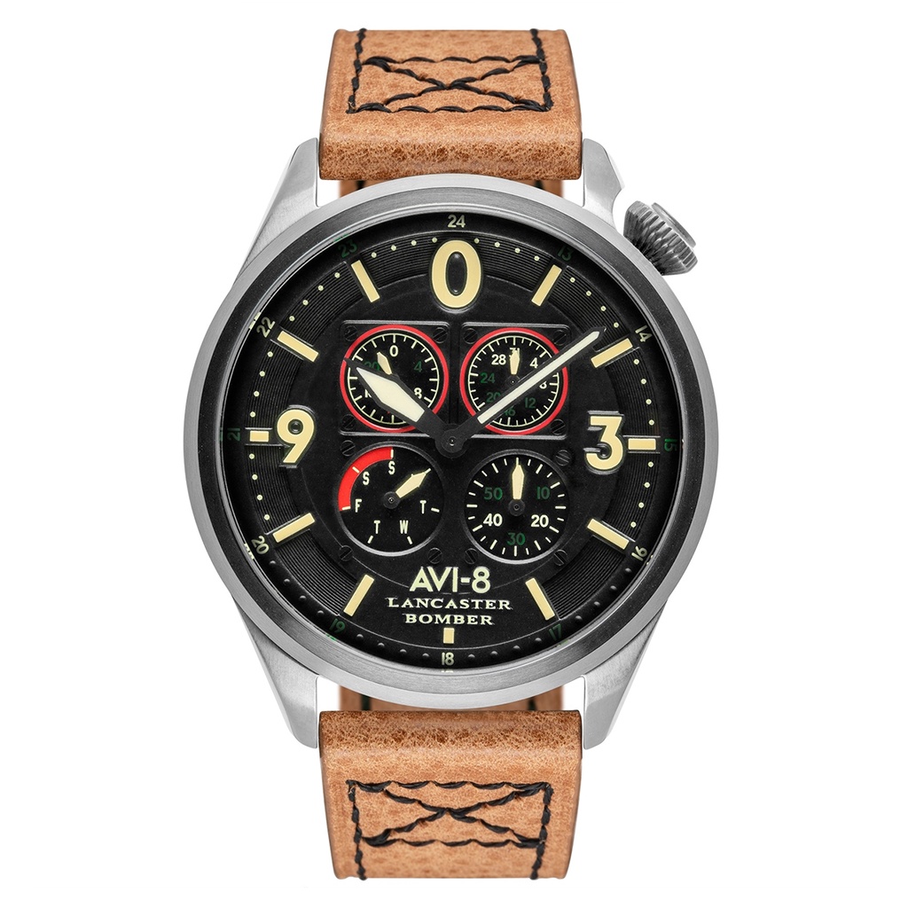 AVI-8 นาฬิกาผู้ชายจากอังกฤษ รุ่น LANCASTER BOMBER AV-4050-01 (สินค้าของแท้ 100%)
