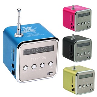 Mini Usb Micro Sd Tf เครื่องเล่นเพลงวิทยุ Fm สเตอริโอลําโพง Pc Mp 3