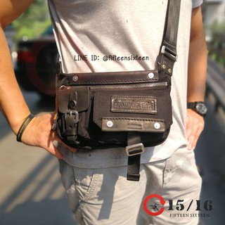 FIFTEEN SIXTEEN พร้อมส่ง กระเป๋าสะพาย กระเป๋าคาดอก กระเป๋าคาดเอว ผ้าไนลอนกันน้ำอย่างหนา ทนทาน รับน้ำหนักได้ รุ่น FS-9200