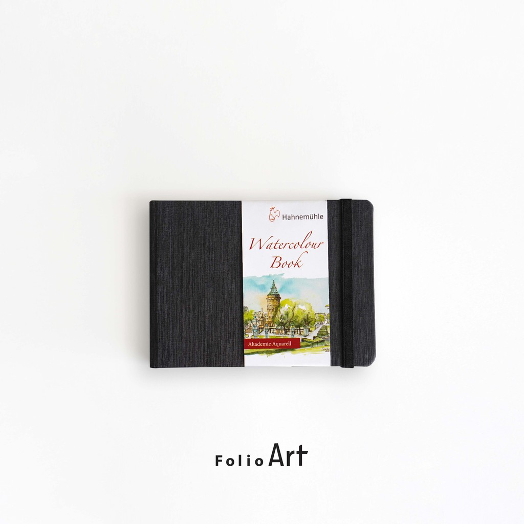 FOLIO ART : สมุดวาดภาพ Hahnemühle watercolor book landscape ขนาด A6 รหัส 8570109ผิวกึ่งหยาบิ 200 แกรม มี 30 แผ่น