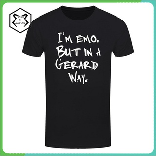 เสื้อยืดลาย I  m Emo BUT IN A gerard Way สำหรับผู้ชาย