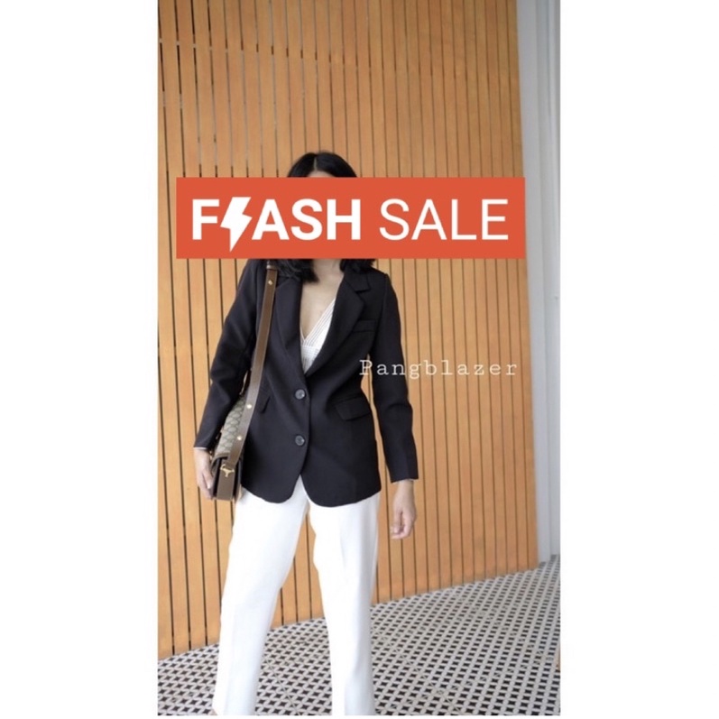 เสื้อเบลเซอร์ สีดำ Blazer