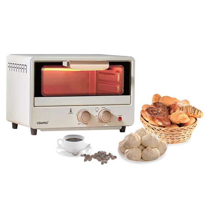 คอมโปร Oven เตาอบ 12สีครีม ขนาดล. รุ่นCP-V60Compro CreamColor Size12 L.Model CP-V60