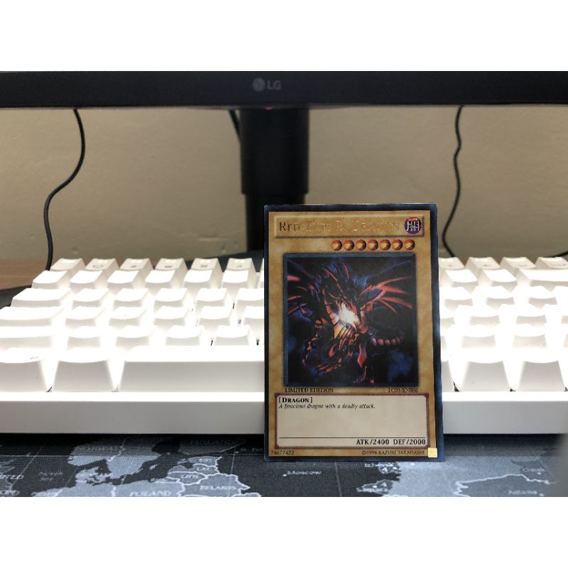 การ์ด Yugioh ️ ️ Yugioh Red Eyes Black Dragon Card LC01-EN006 (Limited Edition)
