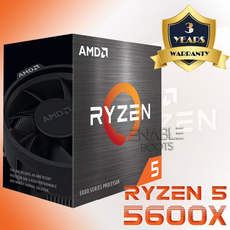 AMD Ryzen 5 5600X Socket AM4 CPU มือ 1