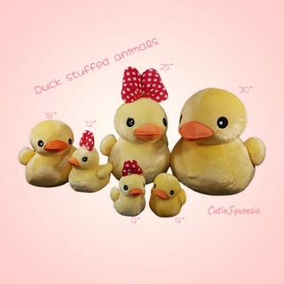 ตุ๊กตาเป็ดผ้าขน ลอยน้ำ Stuffed Duck Floating Style (Fur Type Textile)