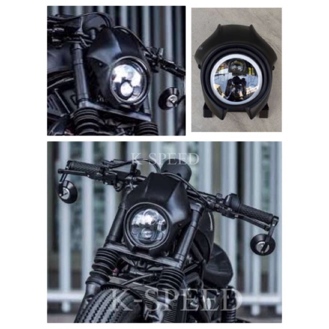 ชุดไฟหน้าแต่ง Diabolus 1 For Rebel 300 & 500 สวยเท่ไม่เหมือนใคร ติดตั้งได้เลยไม่ต้องดัดแปลง RB0098