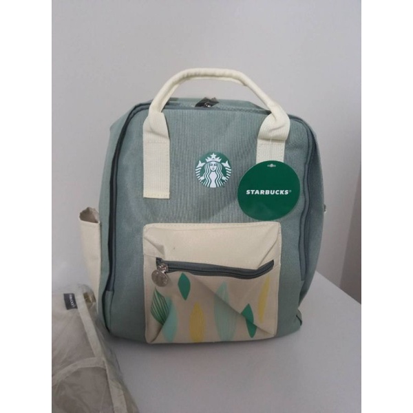 กระเป๋าเป้สะพายหลัง เก็บความร้อนเย็นได้ค่ะ Starbucks Taiwan