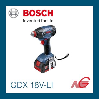 บ๊อกไร้สาย ประแจลมไร้สาย 1/2" BOSCH GDX 18 V-LI Professional 06019B81B2