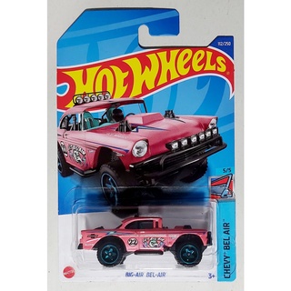 66HW Hot wheels Diecast Car Model โมเดลรถ รถฮอทวีล ขนาดเล็ก 🔆 BIG BEL BIG AIR ▶️ pink color ◀️ใหม่ / แพ็คสวย / การ์ดสวย