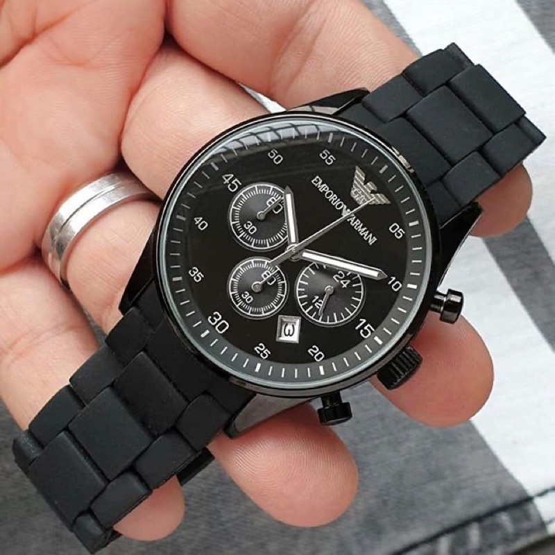 EMPORIO ARMANI นาฬิกาข้อมือผู้ชาย รุ่น AR5889 Classic Men's Black ...