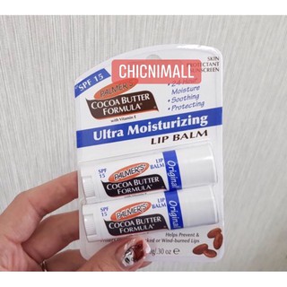 ❗️พร้อมส่ง❗️palmers ultra moisturizing Lip blam spf 15 Original ,2 pack  8g