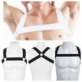 เข็มขัดรัดหน้าอก Harness Body Men สายรัดหน้าอกผู้ชาย Party Harness