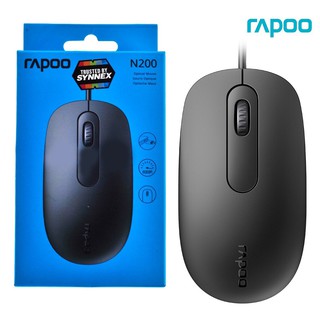 USB Optical Mouse RAPOO N200 Black