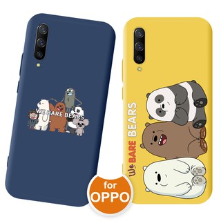 Bears OPPO F11 R17 Pro กรณี F1S A12 A12E A37 Casing A39 A8 A52 A57 A59 A59S A72 A91 A92 F3 Lite A31 A5 A9 2020 Reno 2z 2f 3 4 Pro Ace Realme 5 5S 5i 6i C3 6 X X2 Pro Soft Cover Case