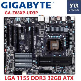 GIGABYTE GA-Z68XP-UD3P Desktop Motherboard Z68 Socket LGA 1155  DDR3 32G ATX Original Used Mainboard