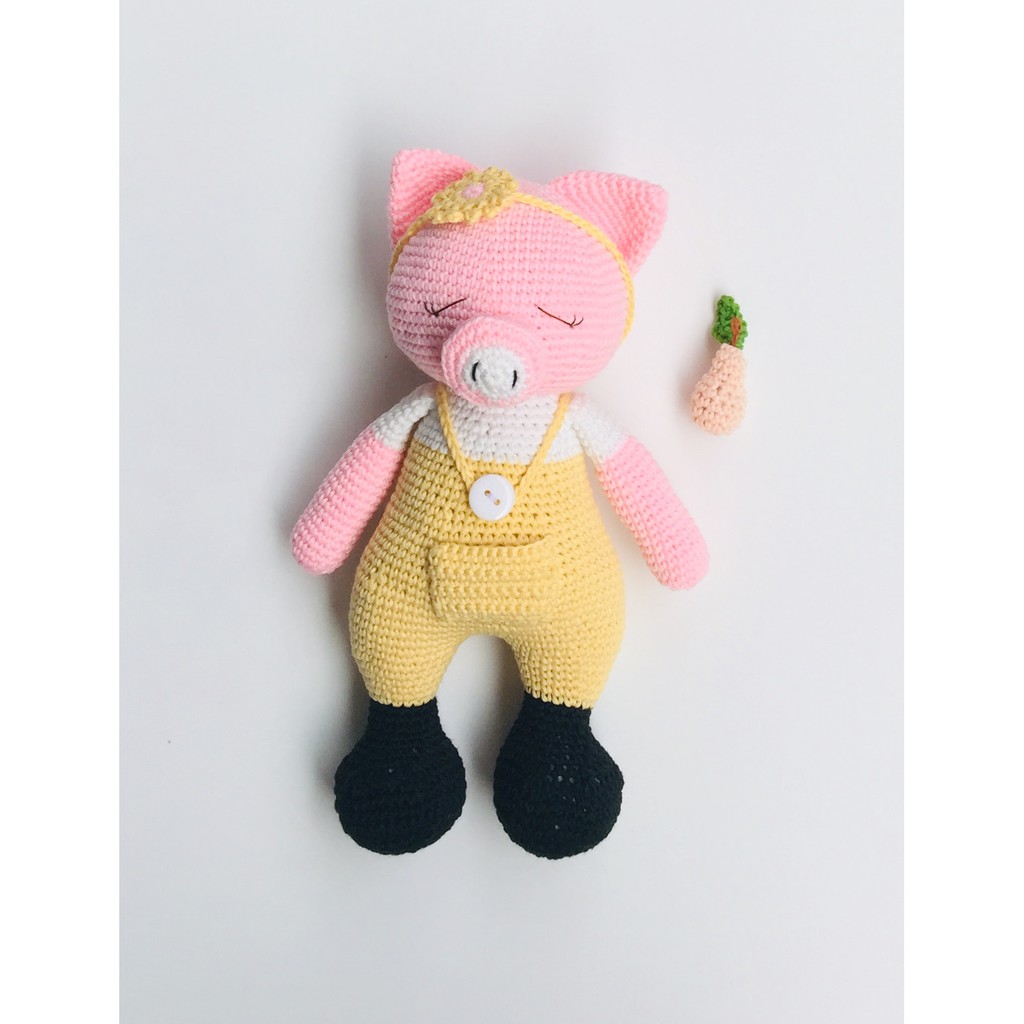 Pretty pig baby-@bellascrochet_มุม