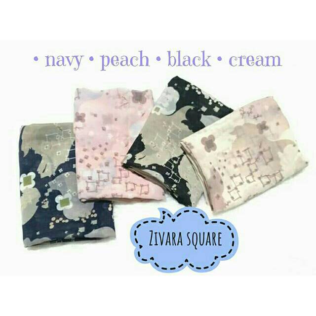 SQUARE HIJAB / FINE CHIFFON HIJAB / ZIVARA SQUARE