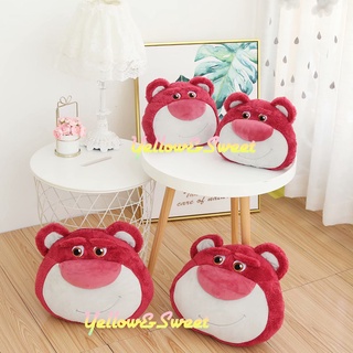 YS ·͜·♡🌈 หมอนรองคอในรถ หมีลอตโซ ทอยสตอรี่ การ์ตูน Lotso Toy Story Disney