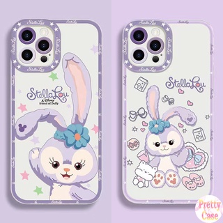 เคสโทรศัพท์มือถือแบบนิ่ม กันรอยเลนส์กล้อง ลายกระต่ายน่ารัก สีม่วง สําหรับ VIVO Y53S Y51A Y31 2021 Y33S Y21S Y21 Y52 Y72 5G Y15S Y15A Y30 Y50 Y30i Y12 Y17 U10 Y19 Y20 Y20i Y12S Y12A Y20s G