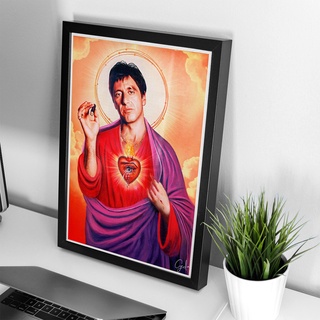 Saint Tony Montana (Al Pacino) Poster its Just a POP ART Size 33x48 cm (13x19 inch)