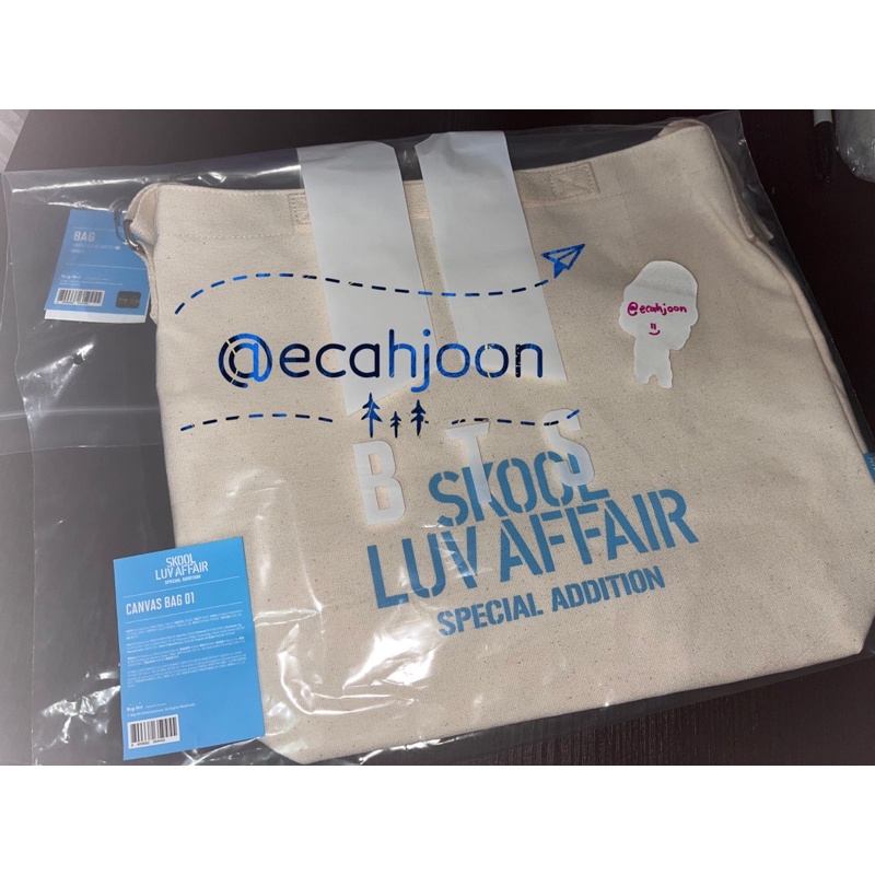 BTS SKOOL LUV AFFAIR OFFICIAL MD - CANVAS BAG