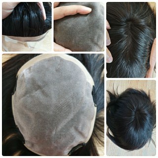 วิกชายติดกิฟติดกาว ผมแท้100% งาน mono lace ทนทาน ระบายอากาศได้ดีที่สุด