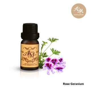 Aroma&amp;More Rose Geranium Essential oil, France-น้ำมันหอมระเหยโรส เจอร์ราเนี่ยม 100%, ฝรั่งเศส 5/10/30ML