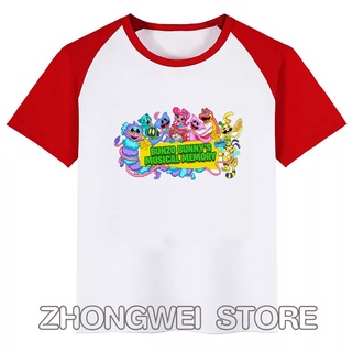 Zhongwei เสื้อยืดลําลอง ลายกราฟิกกระต่าย Lets Find Bunzo Bunny Bunzo the Bunny Poppy Playtime น่ารัก แฟชั่น สําหรับเด็กผู้ชาย ผู้หญิง ไซซ์ S-3XL