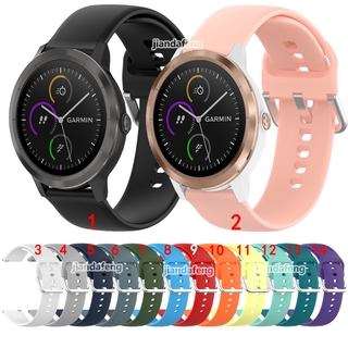 สายนาฬิกาซิลิโคนแบบสปอร์ตสำหรับ Garmin Vivoactive 3 Music/Trainer