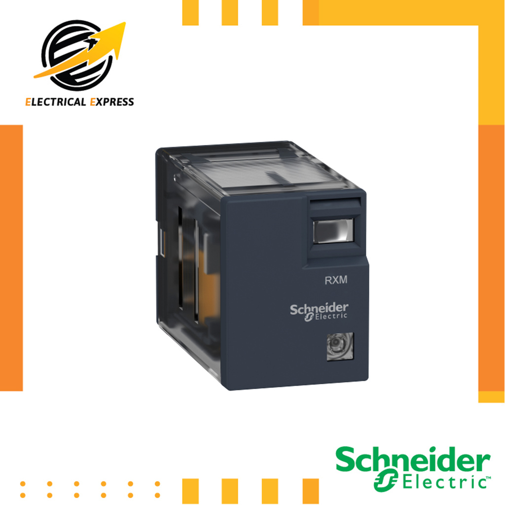 Plug-in relays 24VAC  2C/O, 4C/O Contact/รีเลย์/RXM/ปลั๊กอินรีเลย์ 2คอนแทค, 4คอนแทค/Scnneider/RXM4LB