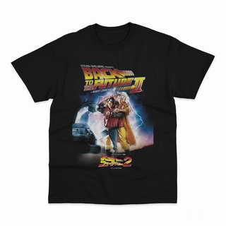 เสื้อยืดผ้าฝ้ายพิมพ์ลายขายดี ผ้าฝ้ายคอกลมเสื้อยืด พิมพ์ลายภาพยนตร์ Back To The Future สไตล์วินเทจ คลาสสิกfrom S-4XL