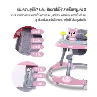 motherbaby98 รถหัดเดินเด็ก รถเด็กหัดเดิน รถหัดเดิน รถขาไถ Baby Walker มีเพลง มีไฟ ที่นั่งปรับได้