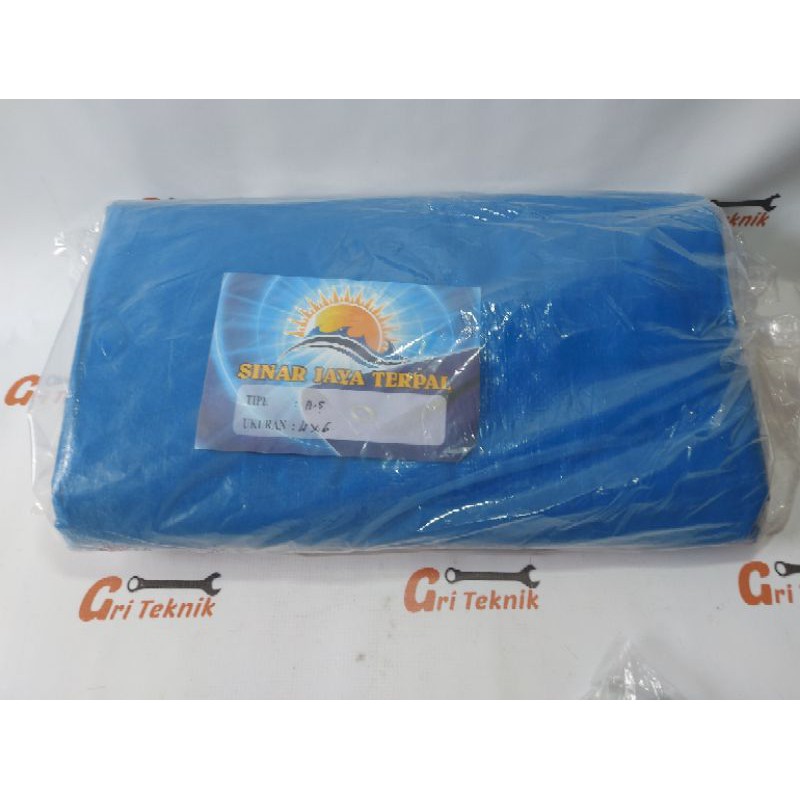 TENDA A5-4X6 !!! TARPAULIN MADE IN A5 MATERIAL SIZE 4 MTR X 6 MTR SINAR JAYA ยี่ห้อ TARPAULIN / FINI