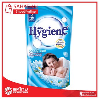 ไฮยีนน้ำยาปรับผ้านุ่ม เอ็กเพิร์ทแคร์ สีฟ้า กลิ่นโอเชี่ยน บลู 600 มล. ถุงเติม