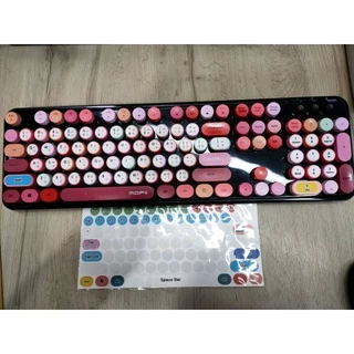 สติ๊กเกอร์แปะคีย์บอร์ด วงกลม (keyboard Circle) ภาษา อังกฤษ, ไทย (English, Thai)