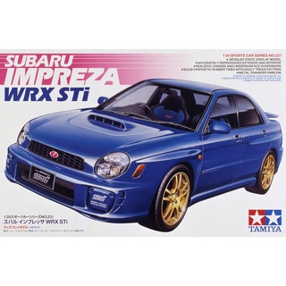 🏆 TAMIYA 24231 ชุดประกอบจำลองมาตราส่วน 1:24 SUBARU IMPREZA WRX STi โมเดลประกอบ ต้องไปสร้างและทำสีเอง