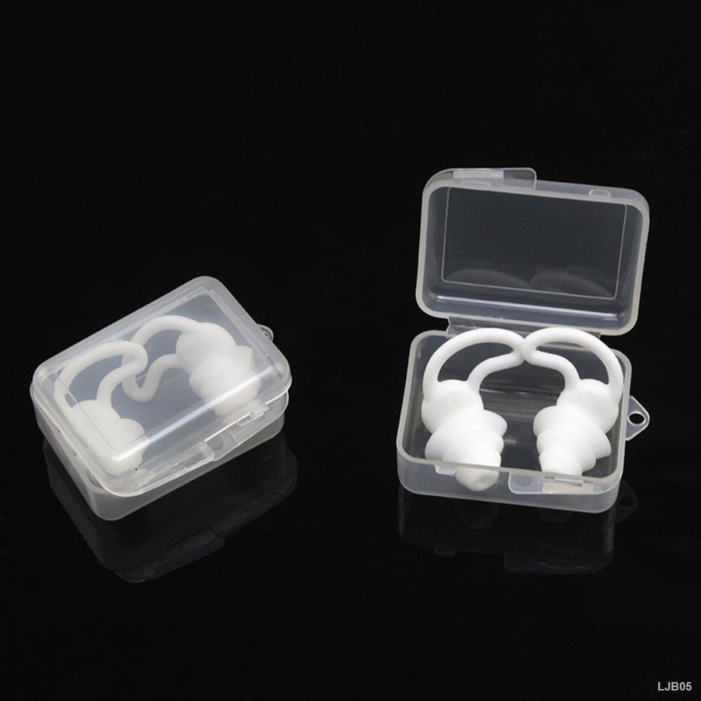 เครื่องช่วยฟัง Silicone Soft Ear Plugs Sound Production Soft Swimming ...