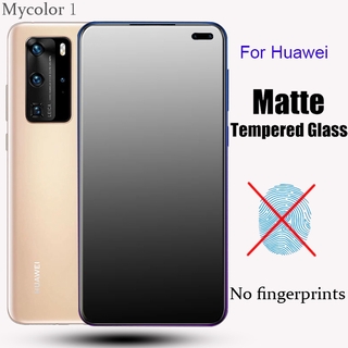 ฟิล์มกระจกด้าน แบบ ช่วยลดรอยนิ้วมือ Huawei P40 30 20 Pro Lite Y9A Y7A Y8P Y7P Y6P Y5P Y 9 Prime 2019