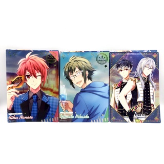 [ IDOLISH7 - ไอนานะ ] โปสเตอร์ โปสการ์ด แผ่นใส ขนาด A5 : นิไคโด ยามาโตะ , ริคุ , RE:VALE - โมโมะ ยูกิ