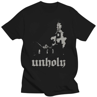 [COD]เสื้อยืด พิมพ์ลาย Occult Baphomet Atheist Burning Church Unholy Satan สไตล์วินเทจ